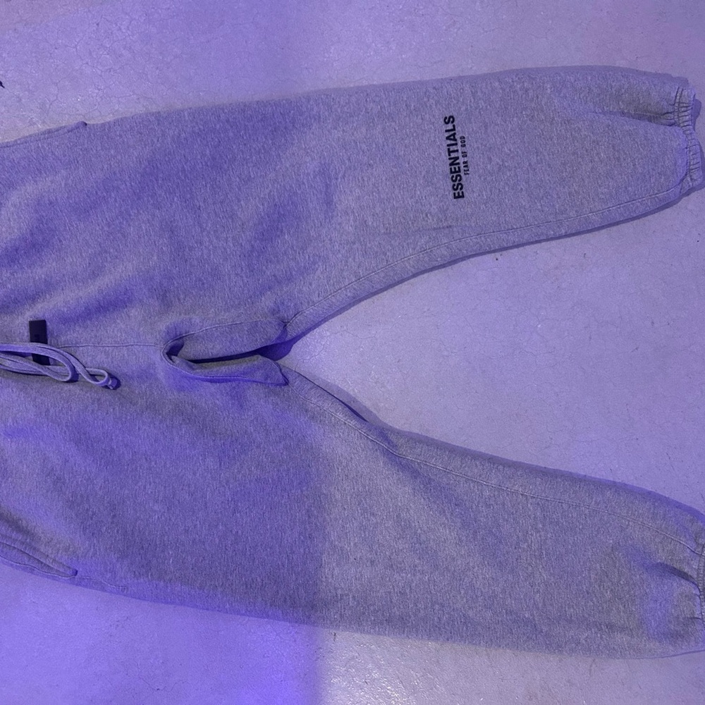 Large grey Essentials sweatpants